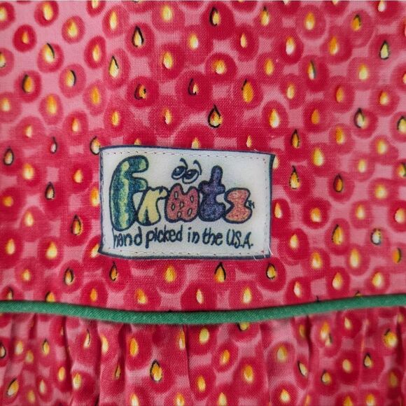 VTG Watermelon Girl's Overall Summer Whimsical Garden Playtime Tropical 6 - Picture 7 of 9
